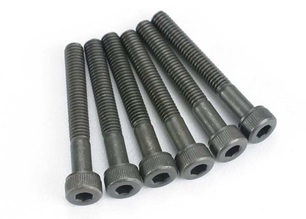 Traxxas 6143 Shoulder Screws , 4x30mm cap-head machine (6) (with 5mm shoulder for Monster Buggy) - TRA6143