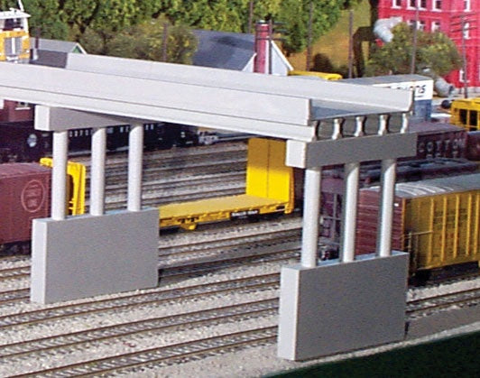 Rix Products Rix HO Scale Modern Highway Overpass -- 50' w/Pier - 628-112