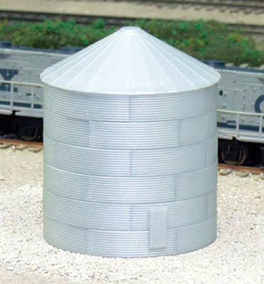 Rix Products N-Scale 30' Tall Corrugated Grain Bin - 628-703