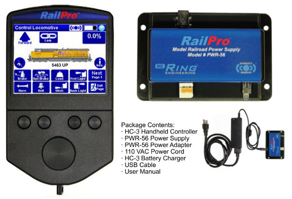 Ring Engineering RailPro(TM) Starter Kit -- Includes 1 Each HC-3 & PWR-56 - 634-RPK2