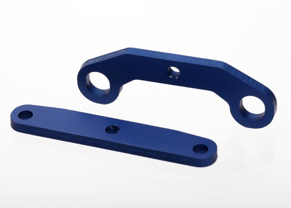 Traxxas 6423 Bulkhead tie bars , Front & Rear , aluminum (blue-anodized) - TRA6423