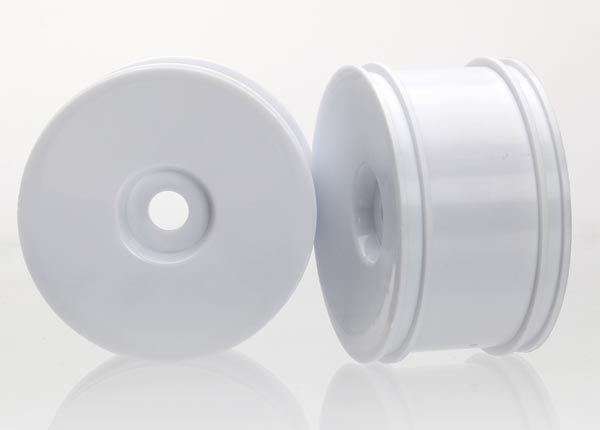 Traxxas 6474 Wheels , dished (white , dyeable) (Front) (2) - TRA6474