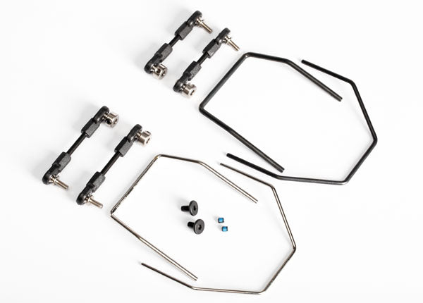 Traxxas 6498 Sway Bar kit, XO-1 (Front and Rear) (includes Front and Rear Sway bars and adjustable Linkages) - TRA6498