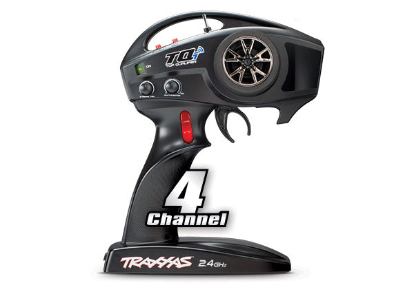 Traxxas 6507R TQi 2.4 GHz High Output radio system , 4-channel with Link Wireless Module , TSM (4-ch transmitter , 5-ch micro receiver) - TRA6507R