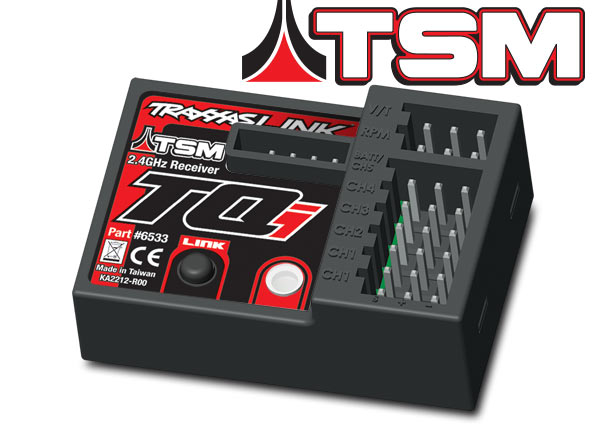 Traxxas 6533 Receiver, micro, TQi 2.4GHz with telemetry & TSM (5-channel)