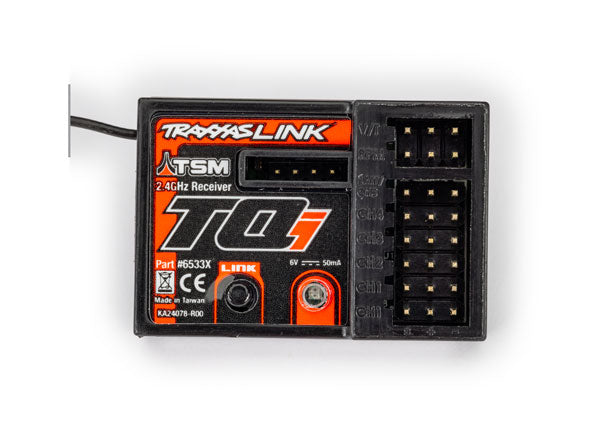 Traxxas 6533X Receiver, micro, TQi 2.4GHz with telemetry & TSM (5-channel)