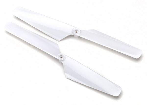 Traxxas 6627 Rotor blade set, White (2)/ 1.6x5mm BCS (2) - TRA6627