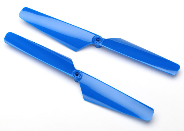 Traxxas 6629 Rotor blade set, - Blue (2)/ 1.6x5mm BCS (2) - TRA6629