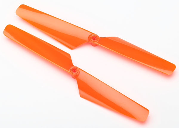 Traxxas 6630 Rotor blade set , orange (2) / 1.6x5mm BCS (2) - TRA6630