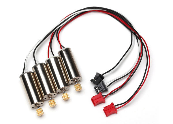 Traxxas 6634 Motor , clockwise (high Output , - Red connector) (2) / Motor , counter-clockwise (high Output , black connector) (2) - TRA6634