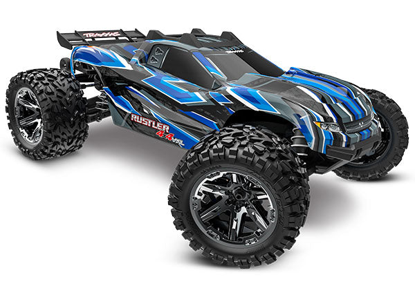 Traxxas 67376-4 Rustler 4X4 VXL HD - Blue