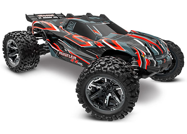 Traxxas 67376-4 Rustler 4X4 VXL HD - Red
