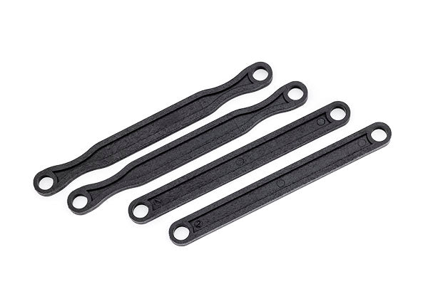 Traxxas 6748-Black Camber link set (plastic/ non-adjustable) (Front &Rear) (black)