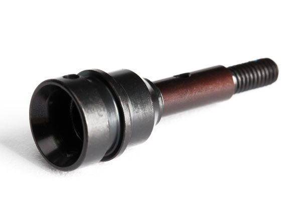 Traxxas 6754 Stub axle, Front, 5mm (steel-splined constant-velocity driveshaft) (1) - TRA6754