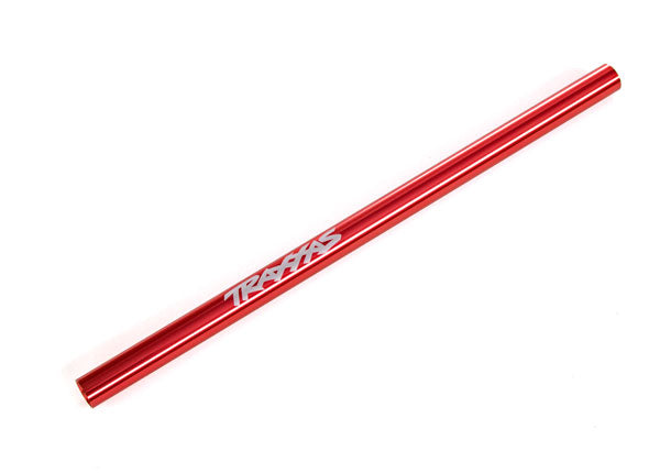 Traxxas 6755R Driveshaft, center, 6061-T6 aluminum (red-anodized) - TRA6755R