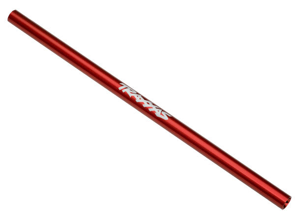 Traxxas 6765R Driveshaft, center, 6061-T6 aluminum (red-anodized) (189mm) - TRA6765R