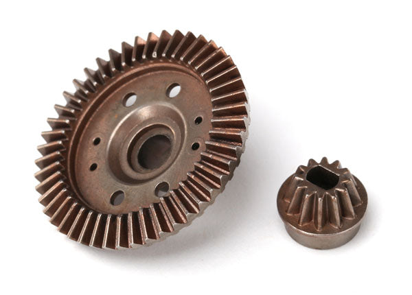 Traxxas 6779 Ring gear, Differential/ pinion gear, Differential (12/47 ratio) (Rear) - TRA6779
