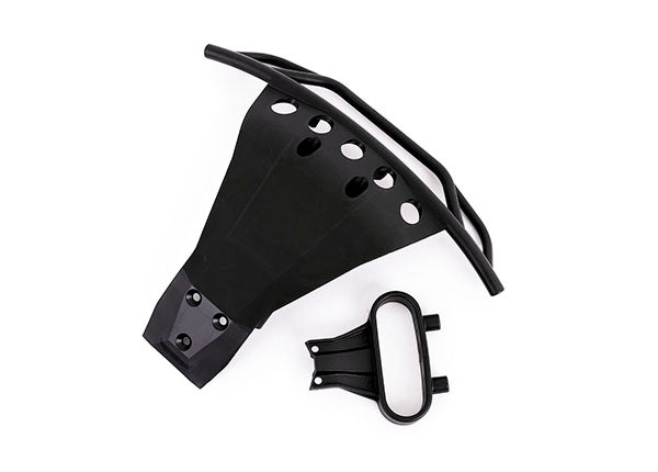 Traxxas 6835X Bumper, Front / bumper support (fits 4WD Slash) (for LED light kit installation) - TRA6835X