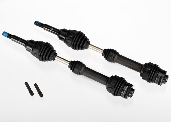 Traxxas 6851R Driveshafts, Front, steel-spline constant-velocity (Complete assembly) (2) - TRA6851R