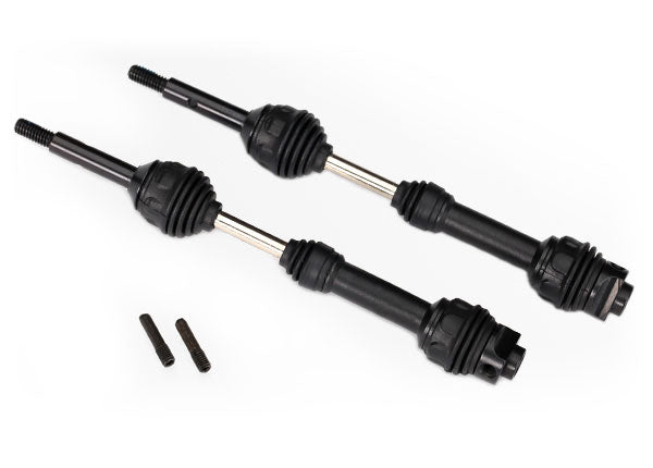 Traxxas 6852R Driveshafts, Rear, steel-spline constant-velocity (Complete assembly) (2) - TRA6852R
