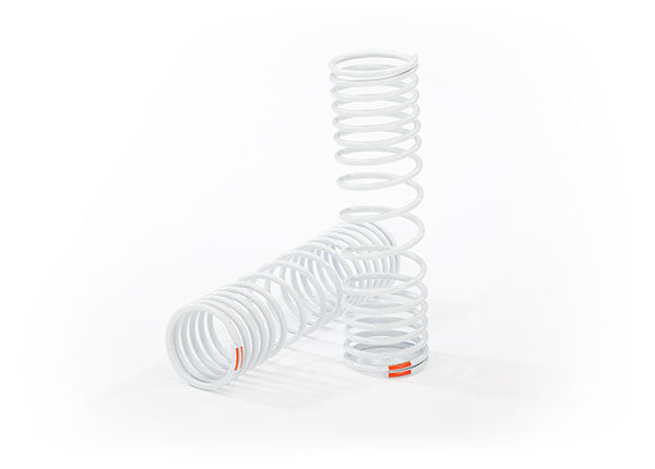 Traxxas 6865 Springs, Rear (progressive, -20% Rate, orange) (2) - TRA6865
