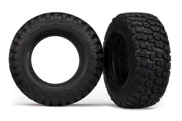 Traxxas 6871 Tires, BFGoodrich Mud-Terrain T/A KM2 (dual profile 4.3x1.7- 2.2/3.0') (2)/ foam Inserts (2) - TRA6871