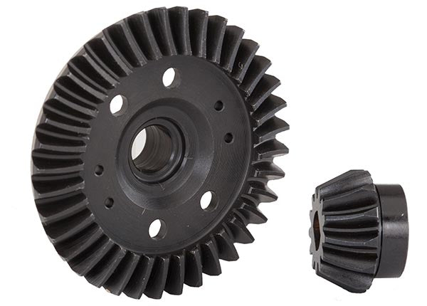 Traxxas 6879R Ring gear, Differential/ pinion gear, Differential (machined, spiral cut) (Rear) - TRA6879R