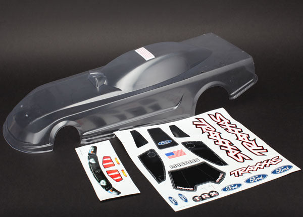 Traxxas 6911 Body, Ford Mustang (Clear, requires painting)/ decals - TRA6911