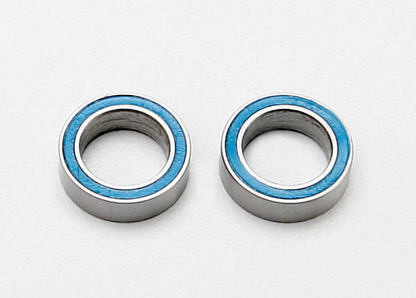 Traxxas 7020 Ball bearings , - Blue rubber sealed (8x12x3.5mm) (2) - TRA7020