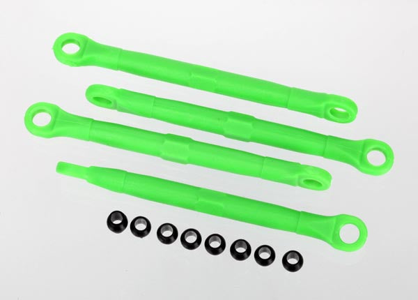 Traxxas 7038A Toe link , Front & Rear , Green (molded composite) (green) (4) / hollow balls (8) - TRA7038A
