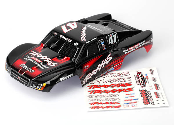 Traxxas 7085 Body, Mike Jenkins #47, 1/16 Slash (painted, decals applied) - TRA7085