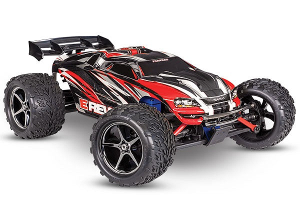 Traxxas 71054-8 E-Revo: 1/16-Scale 4WD Racing Monster Truck - Red
