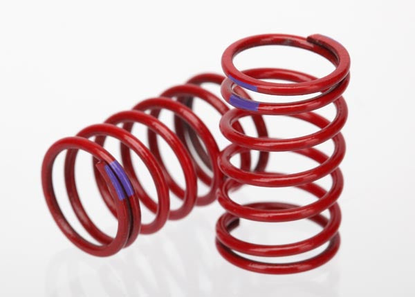 Traxxas 7246 Spring, shock (GTR) (3.2 Rate, purple) (1/16 Summit) (1 pair) - TRA7246