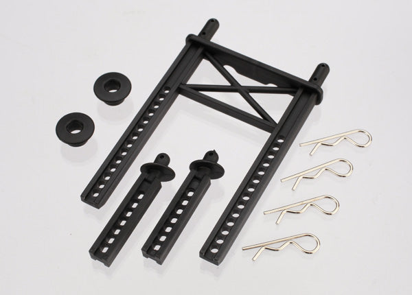 Traxxas 7315 Body Mount, Rear/ Body Mount posts, Front (2)/Body washer, Rear (2) (for Fiesta/Rally Body) - TRA7315