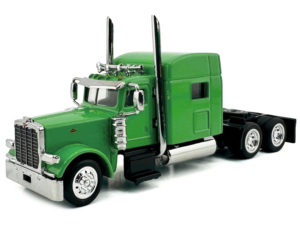 HO Logistics Replicas Peterbilt Sleeper Cab Tractor Only - Assembled -- Lime Green