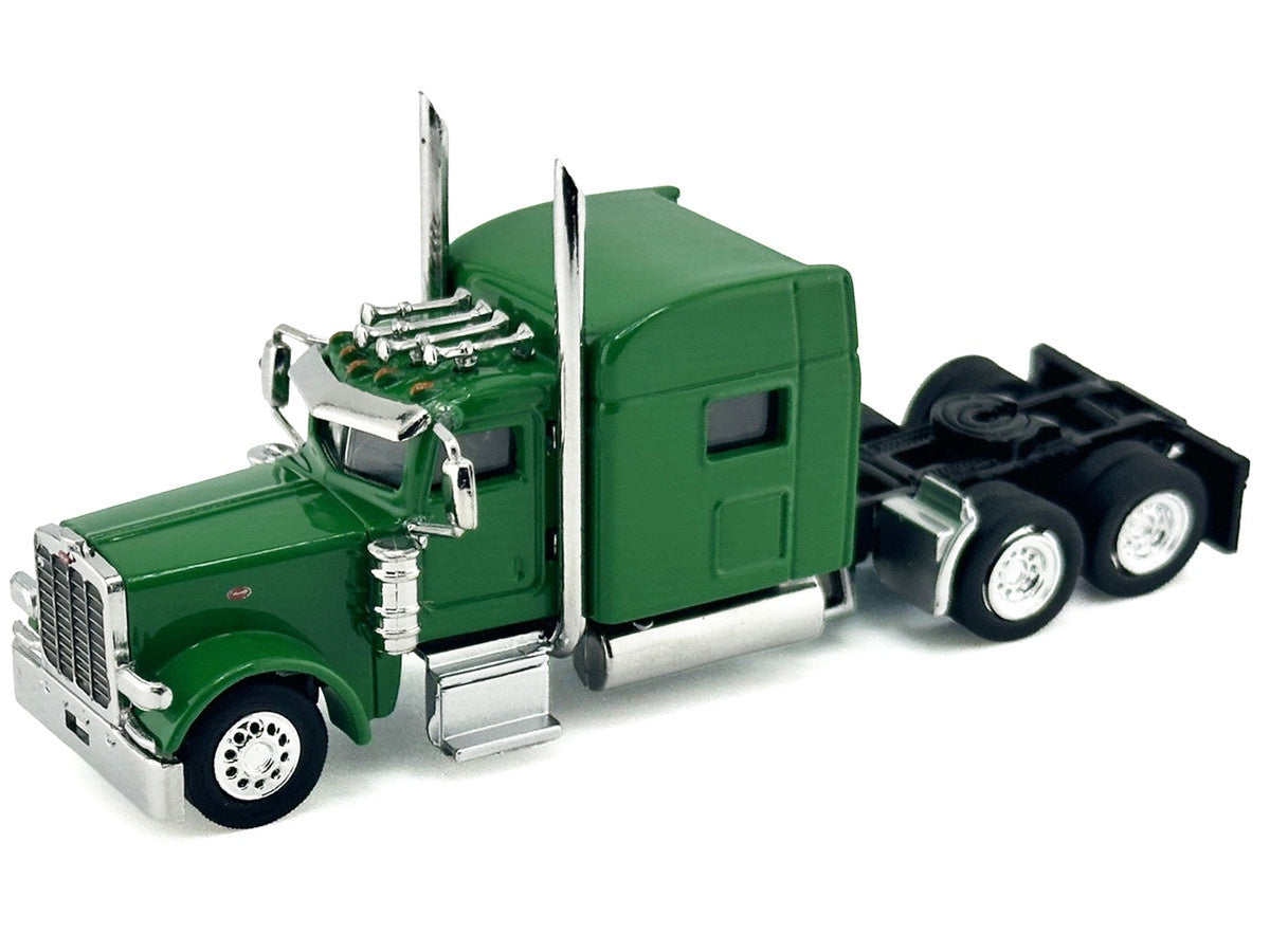 HO Logistics Replicas Peterbilt Sleeper Cab Tractor Only - Assembled -- Green