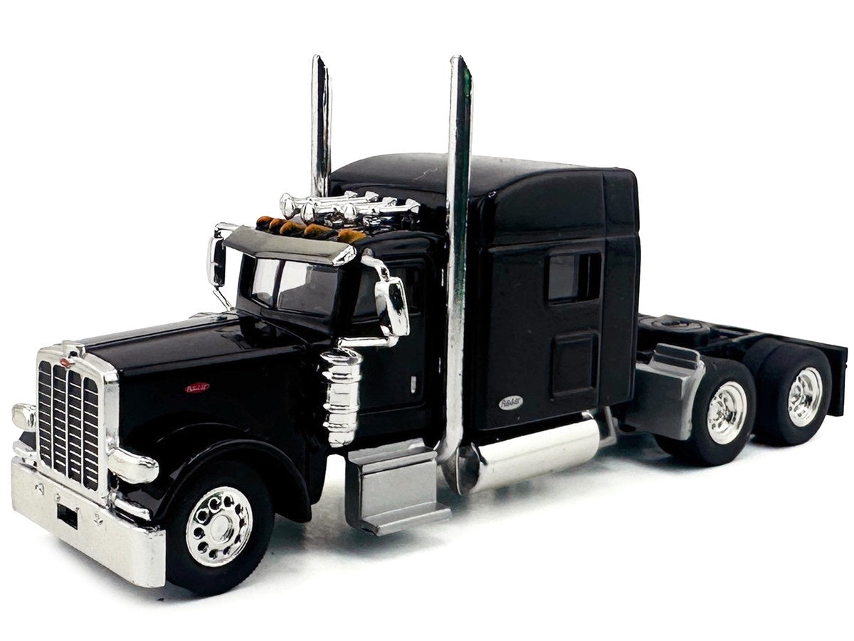 HO Logistics Replicas Peterbilt Sleeper Cab Tractor Only - Assembled -- Black