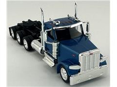 HO Logistics Replicas Peterbilt 589 3-Axle Day-Cab Semi Tractor - Assembled -- Metallic Blue