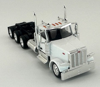 HO Logistics Replicas Peterbilt 589 3-Axle Day-Cab Semi Tractor - Assembled -- White