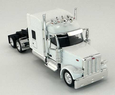 HO Logistics Replicas Peterbilt 589 Stand-Up Sleeper-Cab Semi Tractor - Assembled -- White
