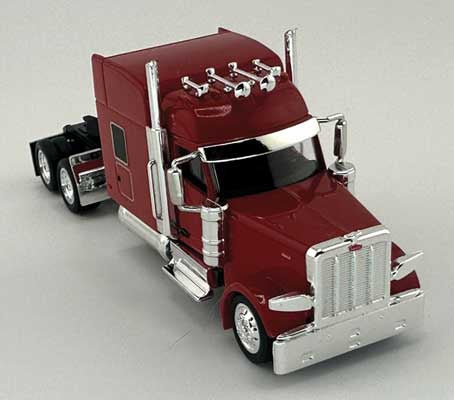 HO Logistics Replicas Peterbilt 589 Stand-Up Sleeper-Cab Semi Tractor - Assembled -- Red