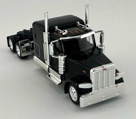 HO Logistics Replicas Peterbilt 589 72" Sleeper-Cab Semi Tractor - Assembled -- Black