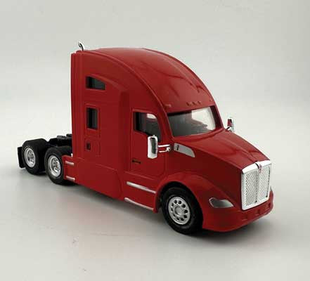 HO Logistics Replicas Kenworth T-680 Sleeper-Cab Semi Tractor - Assembled -- Red