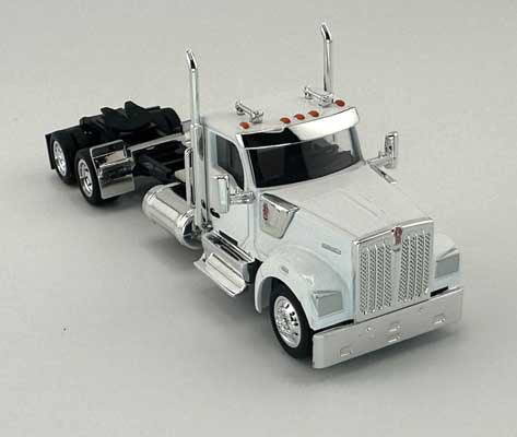 HO Logistics Replicas Kenworth 990 2-Axle Day-Cab Semi Tractor - Assembled -- White