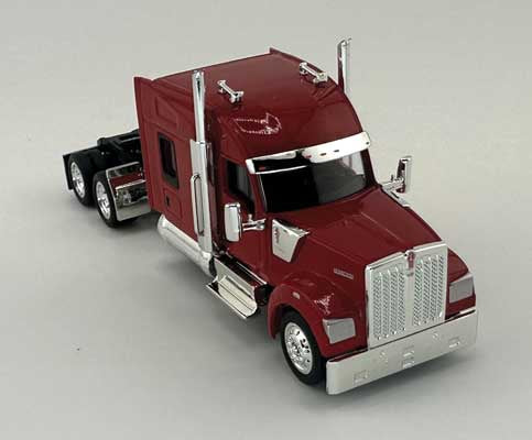 HO Logistics Replicas Kenworth 990 Stand-Up Sleeper-Cab Semi Tractor - Assembled -- Red