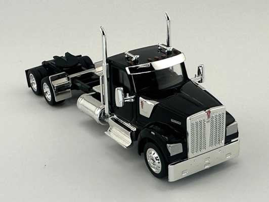 HO Logistics Replicas Kenworth 990 2-Axle Day-Cab Semi Tractor - Assembled -- Black