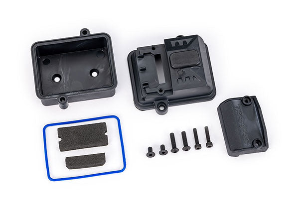 Traxxas 7424 Box , receiver (sealed) / foam pads / 2.5x12mm CS (2) / 3x6mm CS (2) / 3x12mm BCS (2) - TRA7424