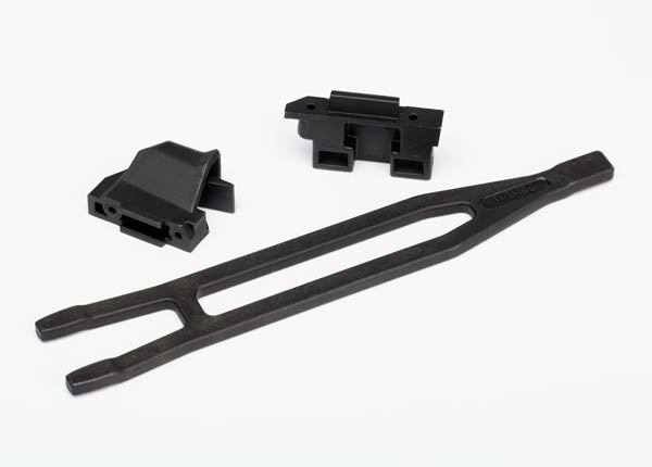 Traxxas 7426 Battery hold-down (1)/ hold-down retainer, Front & Rear (1 each) - TRA7426