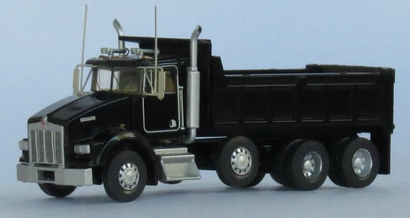 Kenworth T800 Dump Truck - Assembled -- Black