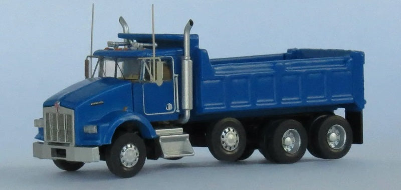 Kenworth T800 Dump Truck - Assembled -- Blue